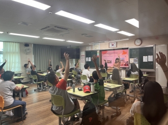 <충장중학교 청소년 자원봉사교육>